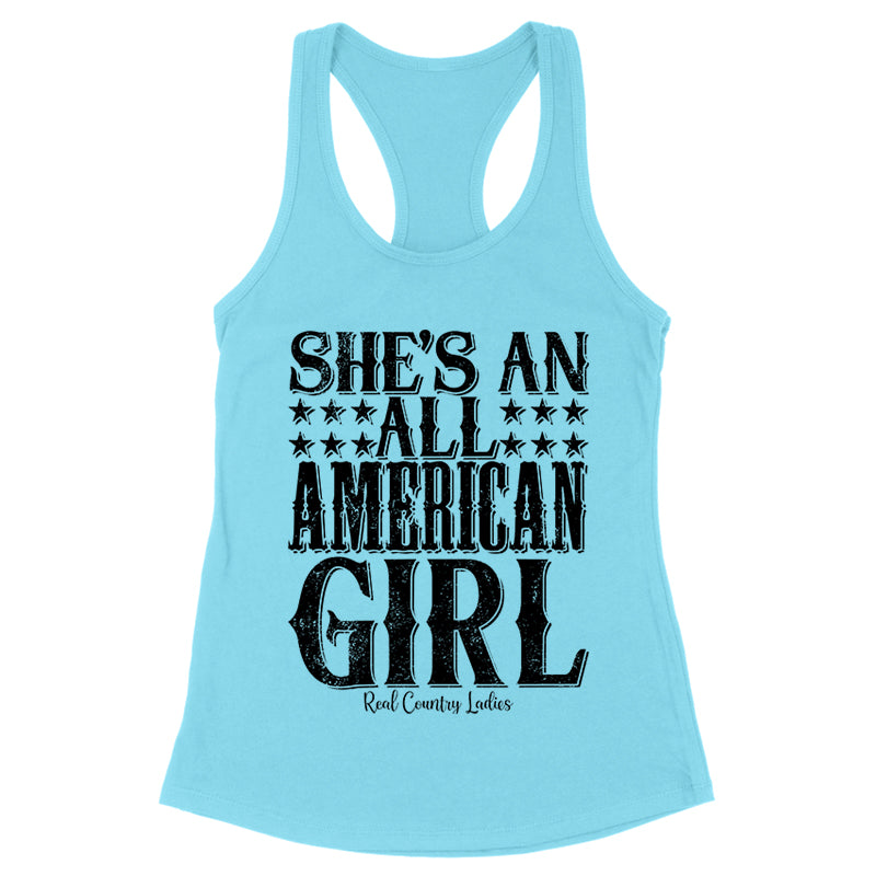 Black Friday | All American Girl Black Print Front Apparel