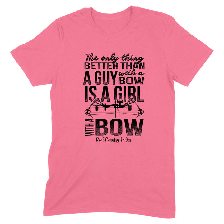 Black Friday | A Girl With A Bow Black Print Front Apparel