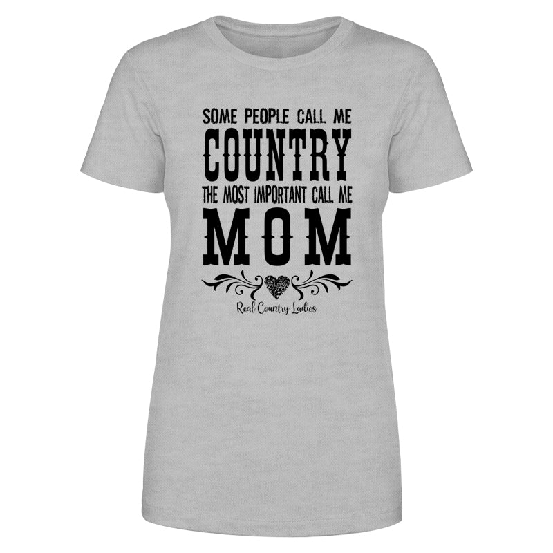 Blowout |  Country Mom Black Print Front Apparel