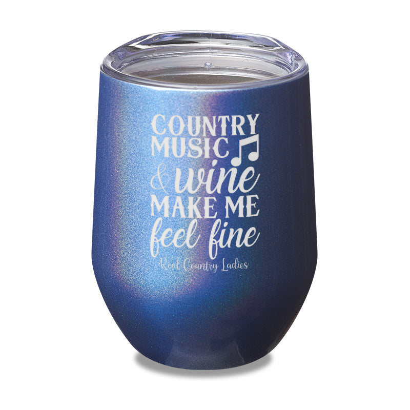 Black Friday | Country Music And Wine Laser Etched Tumbler