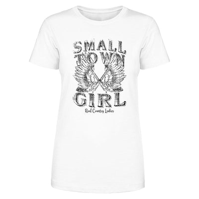 Blowout |  Small Town Girl Black Print Front Apparel