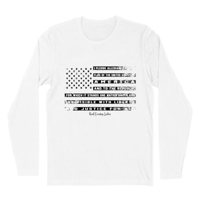 Blowout | I Pledge Allegiance Black Print Hoodies & Long Sleeves