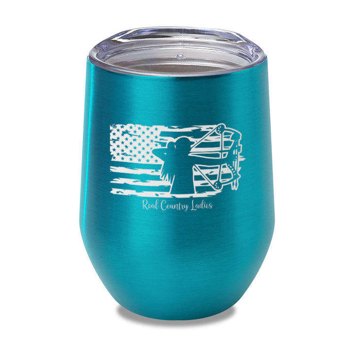 Black Friday | Bow USA Flag Laser Etched Tumbler