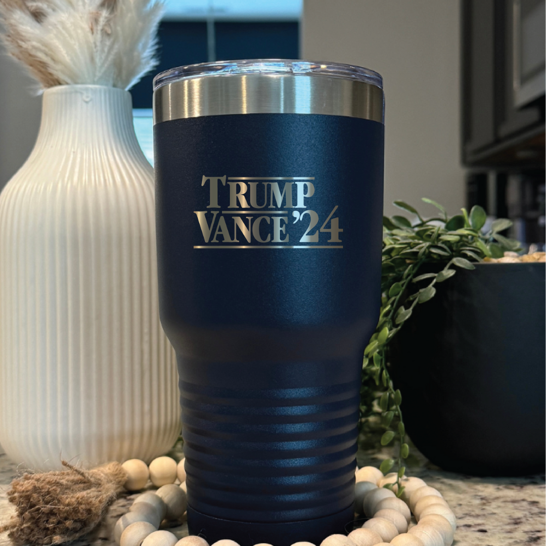 Trump Vance 2024 Laser Etched Tumbler