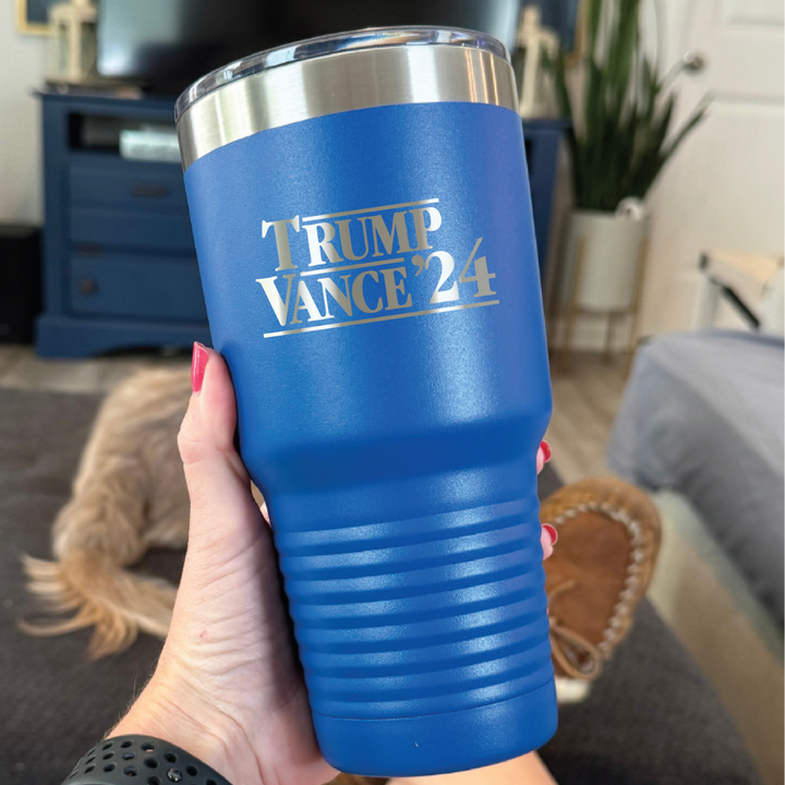 Trump Vance 2024 Laser Etched Tumbler