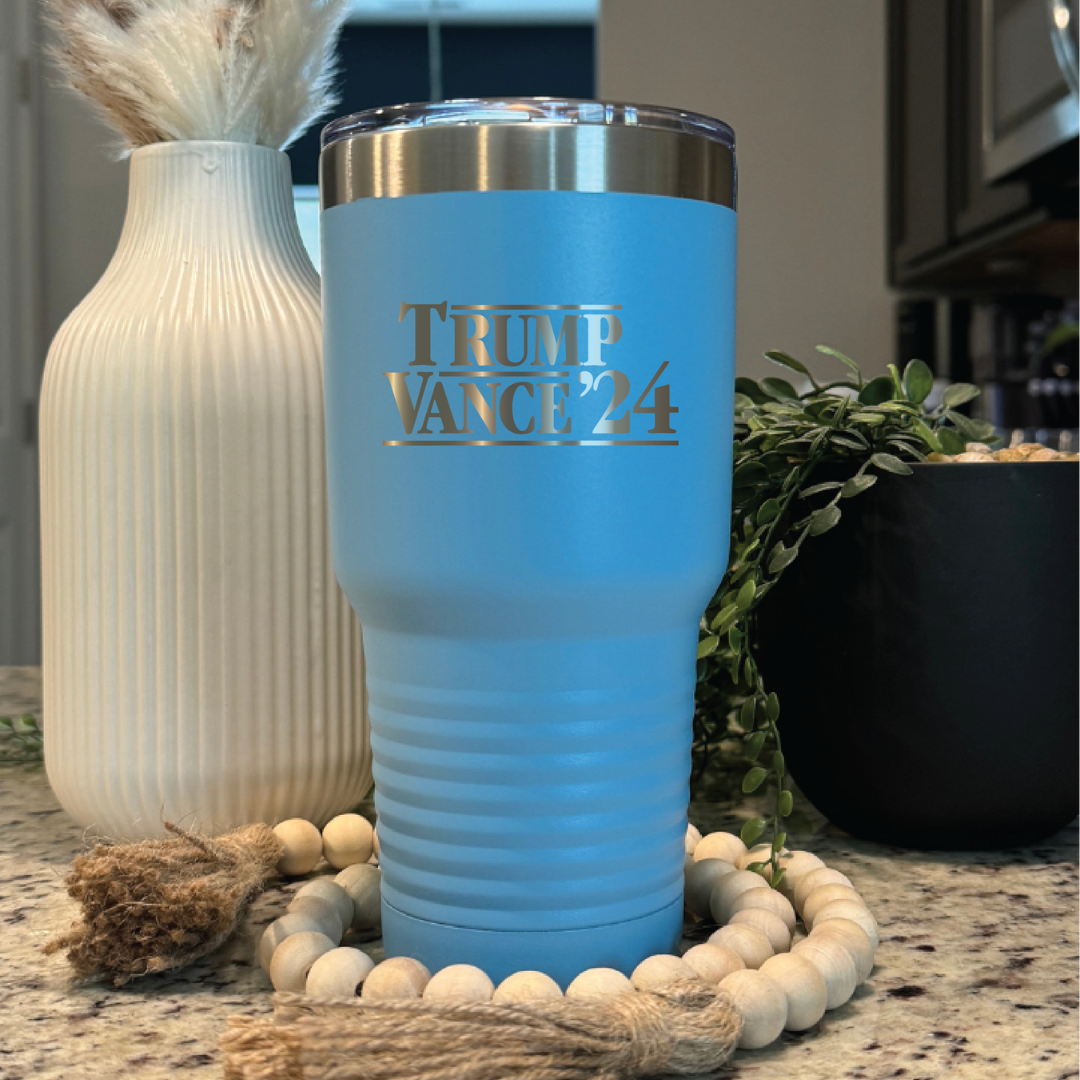 Trump Vance 2024 Laser Etched Tumbler