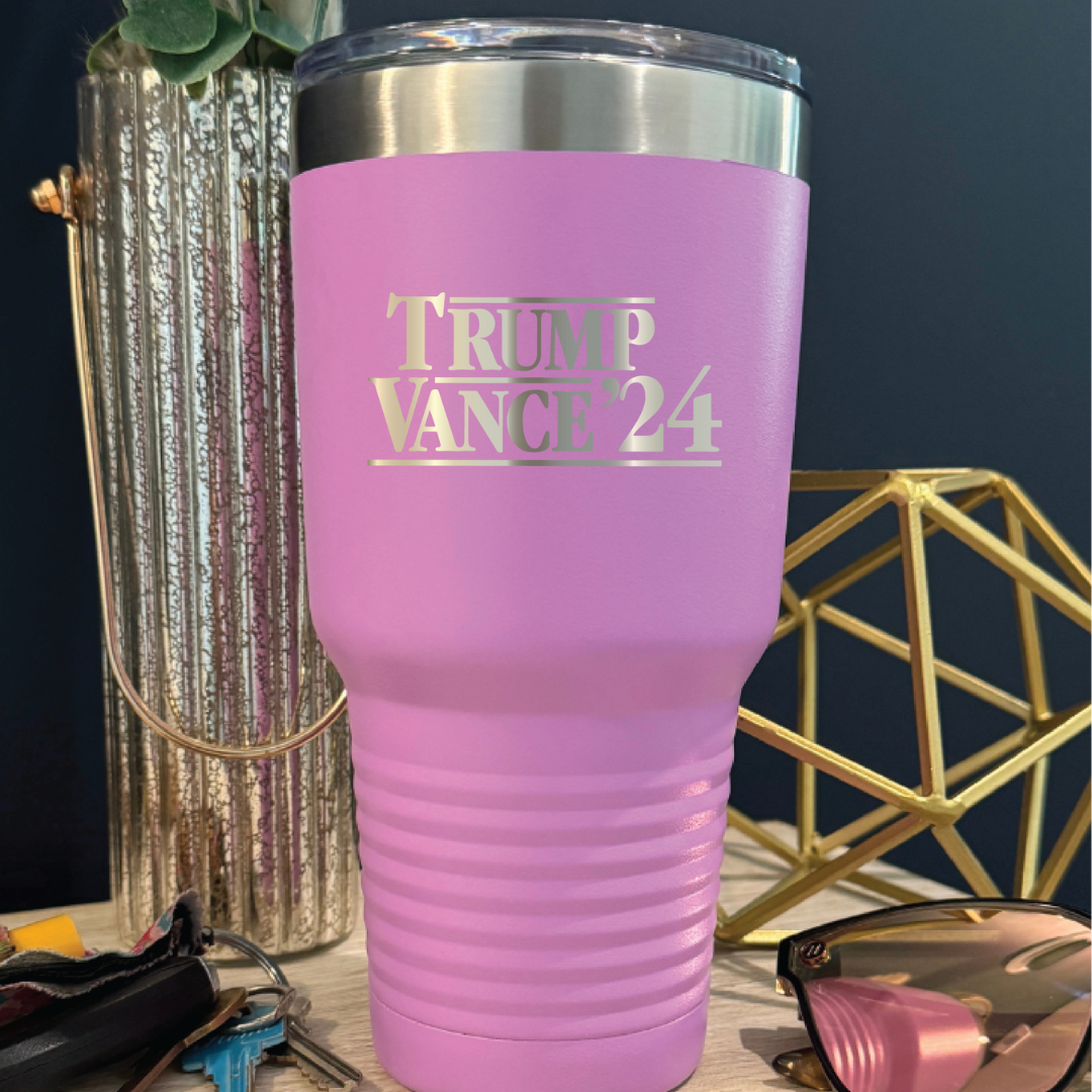 Trump Vance 2024 Laser Etched Tumbler