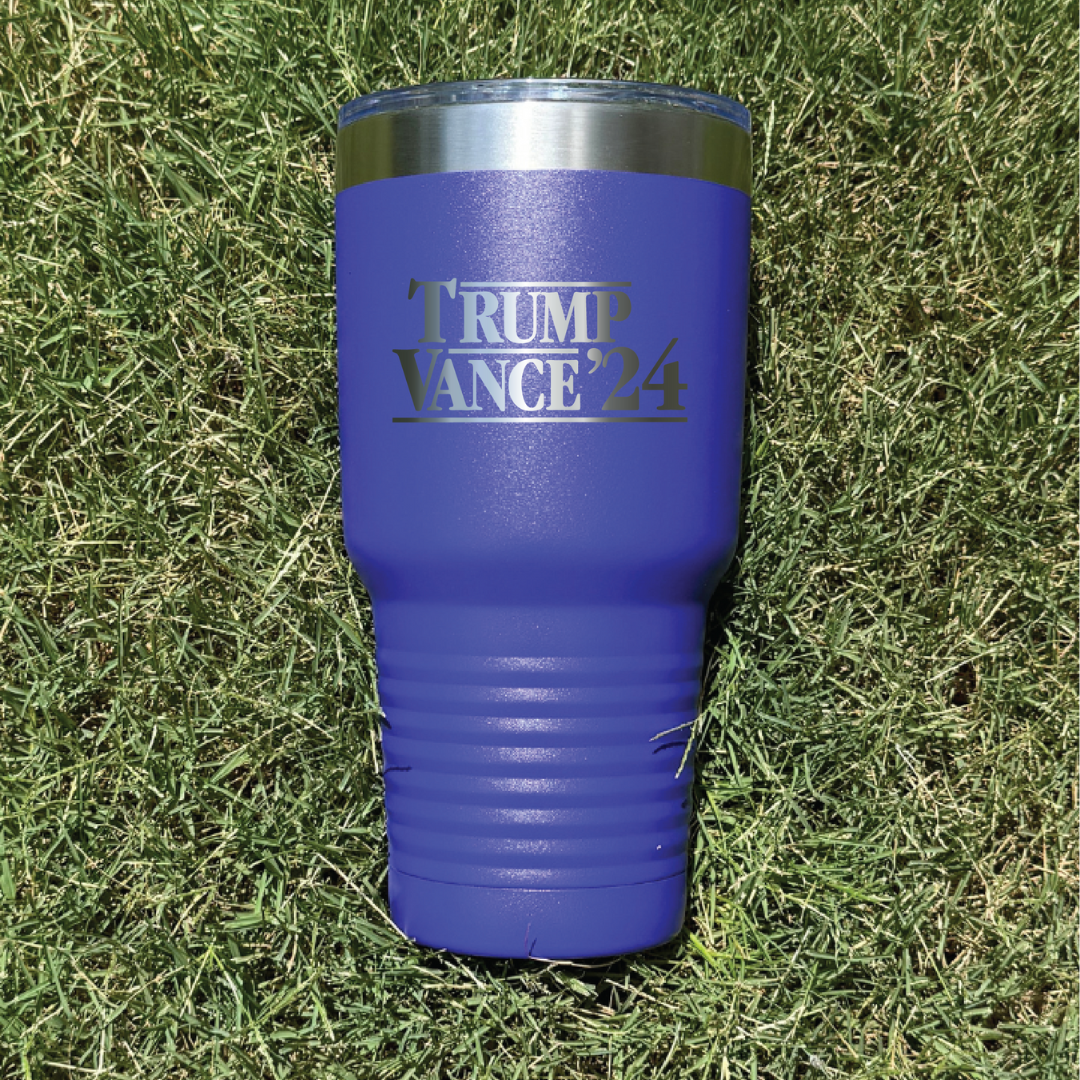 Trump Vance 2024 Laser Etched Tumbler