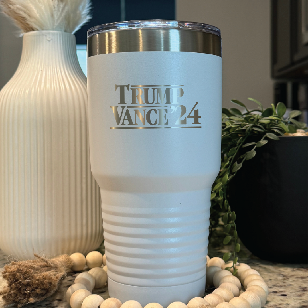 Trump Vance 2024 Laser Etched Tumbler