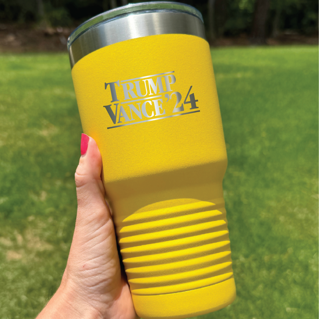 Trump Vance 2024 Laser Etched Tumbler