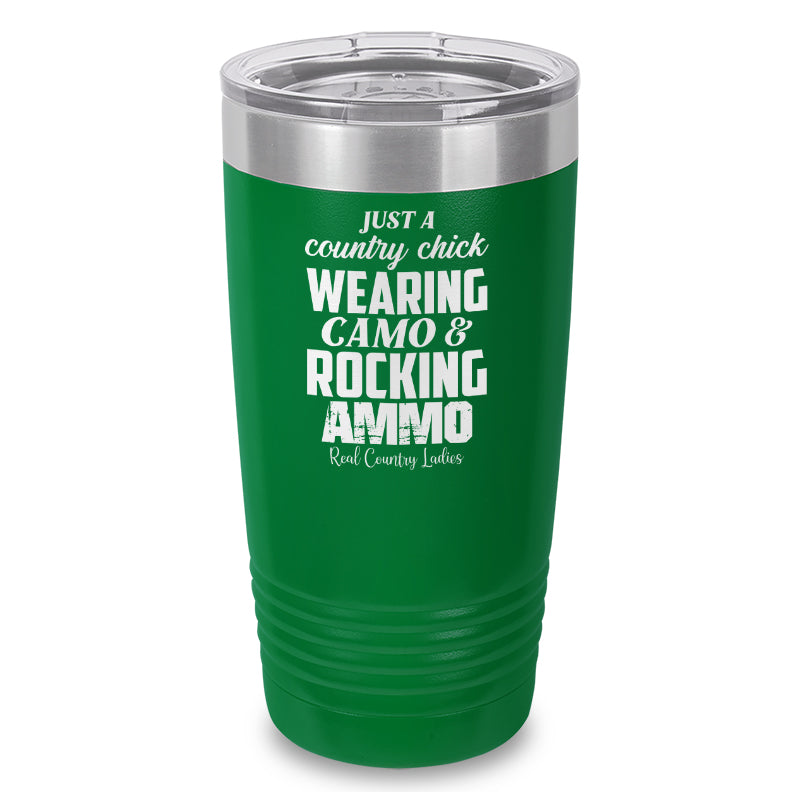 Black Friday | Wearing Camo Rocking Ammo Laser Etched Tumbler