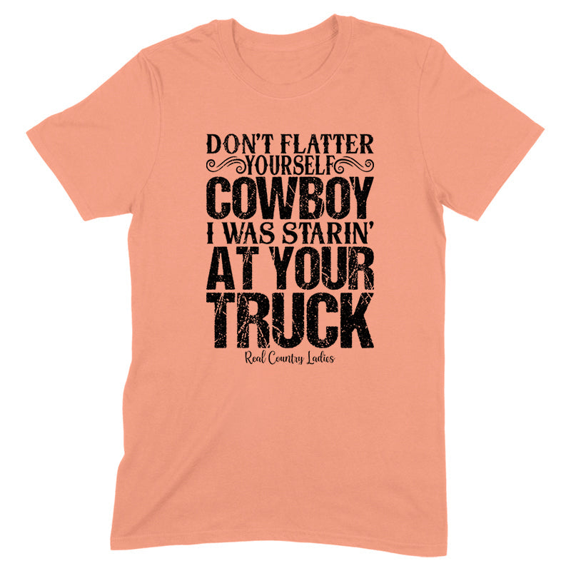 Blowout |  I Was Starin' At Your Truck Black Print Front Apparel