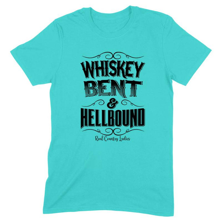 Black Friday | Whiskey Bent And Hellbound Black Print Front Apparel