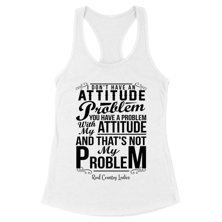 Black Friday | Not My Problem Black Print Front Apparel