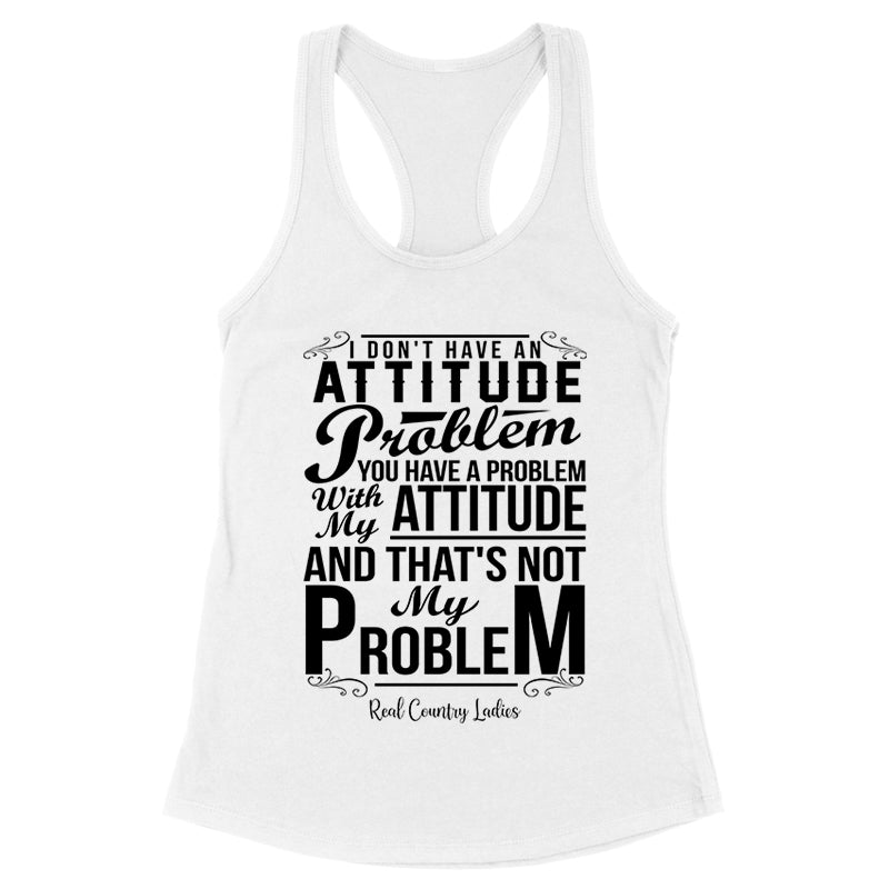 Blowout |  Not My Problem Black Print Front Apparel