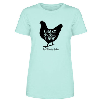 Blowout |  Crazy Chicken Lady Black Print Apparel