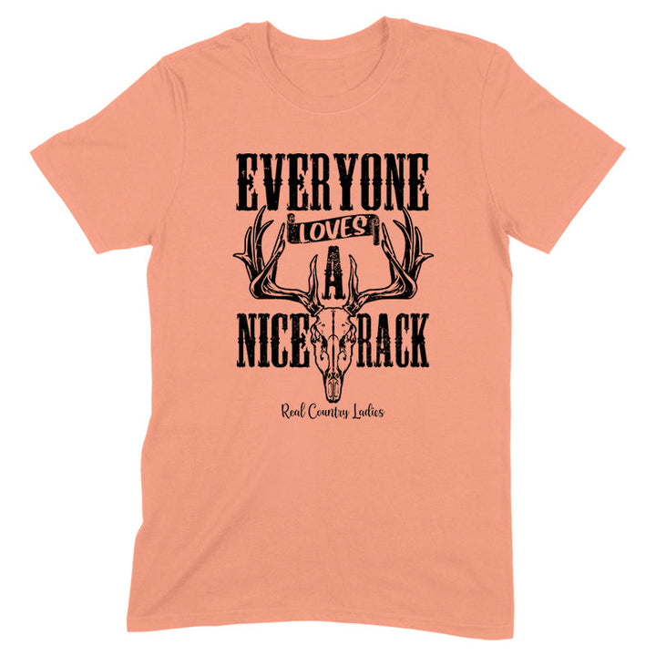 Black Friday | Everyone Loves A Nice Rack Black Print Front Apparel