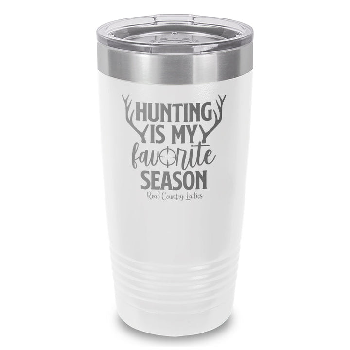 Black Friday | Hunting Is My Favorite Season Laser Etched Tumbler