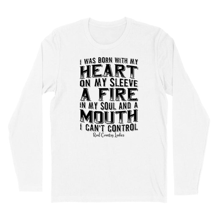 Black Friday | A Mouth I Can't Control Black Print Hoodies & Long Sleeves