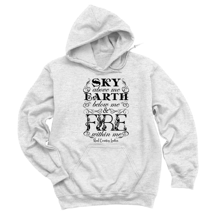 Black Friday | Fire Within Me Black Print Hoodies & Long Sleeves