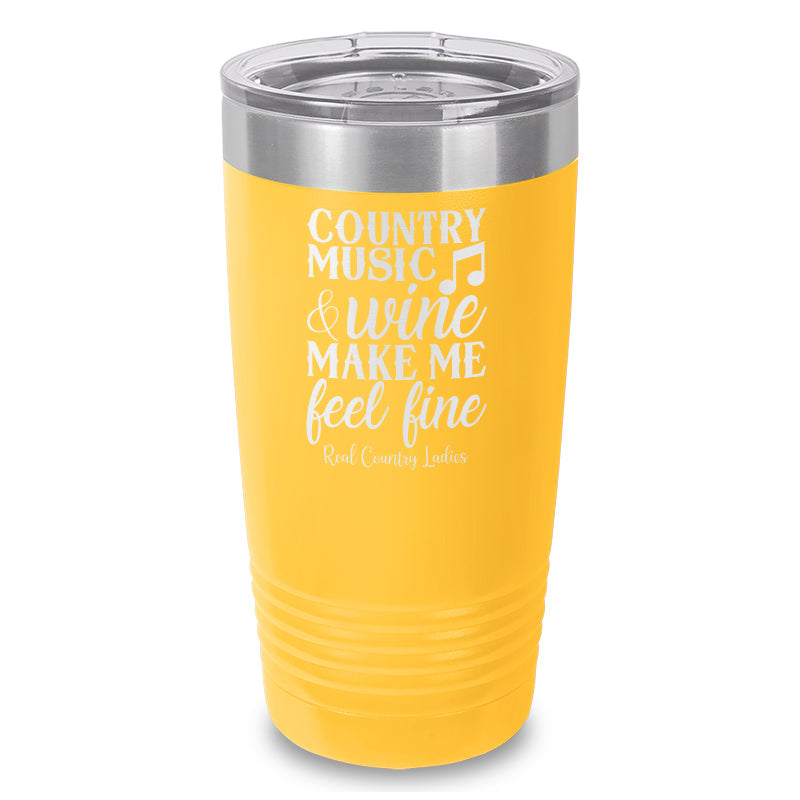 Black Friday | Country Music And Wine Laser Etched Tumbler