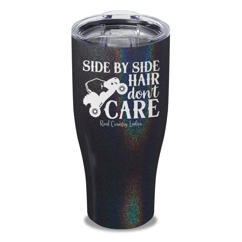 Black Friday | Side By Side Hair Don't Care Laser Etched Tumbler