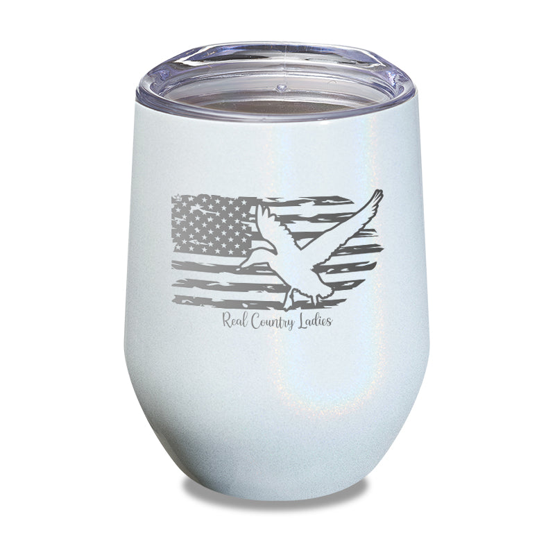 Black Friday | Duck USA Flag Laser Etched Tumbler