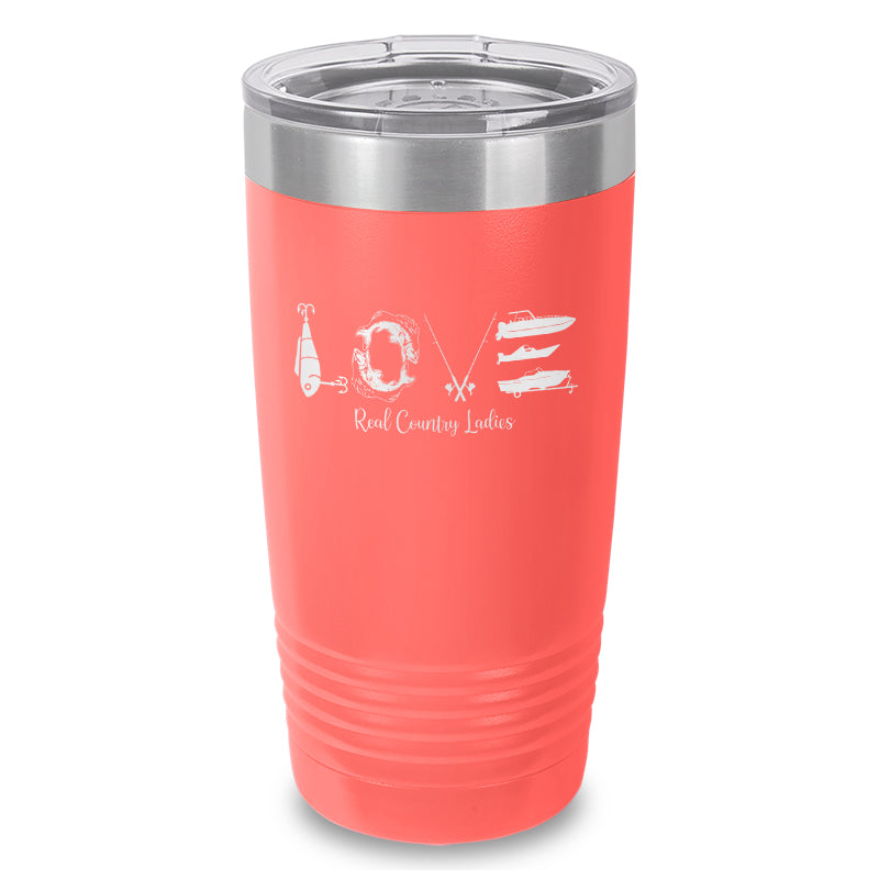 Black Friday | Fishing Love Laser Etched Tumbler