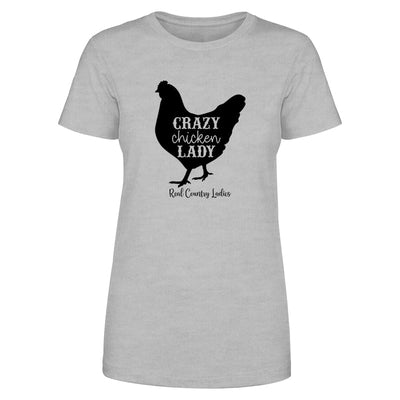 Blowout |  Crazy Chicken Lady Black Print Apparel