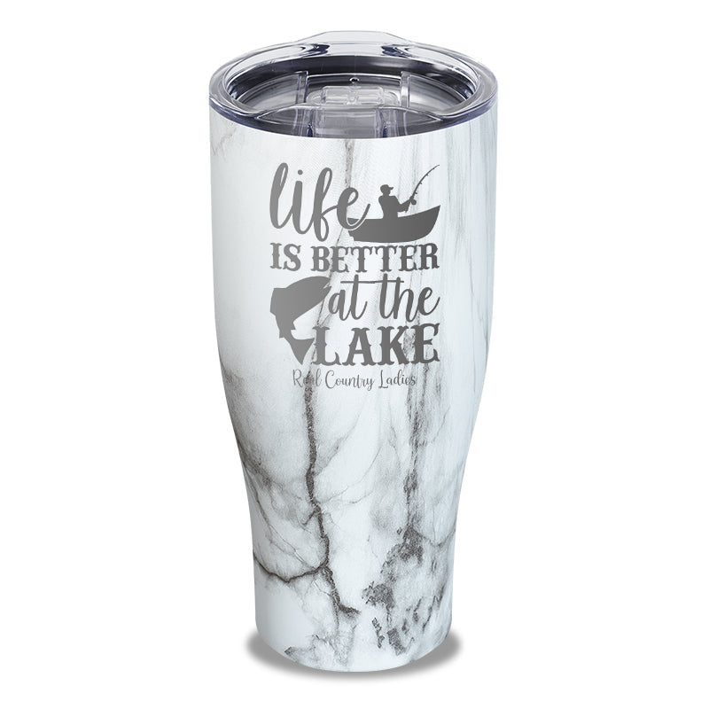 Black Friday | Life Is Better At The Lake Laser Etched Tumbler