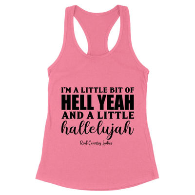 Blowout |  Hell Yeah And Hallelujah Black Print Front Apparel