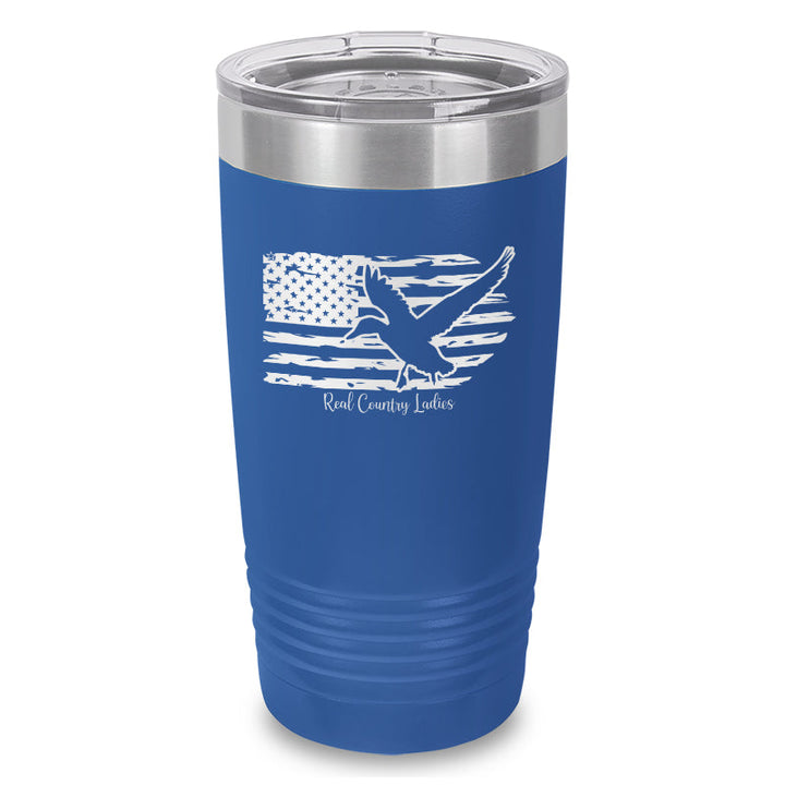 Black Friday | Duck USA Flag Laser Etched Tumbler