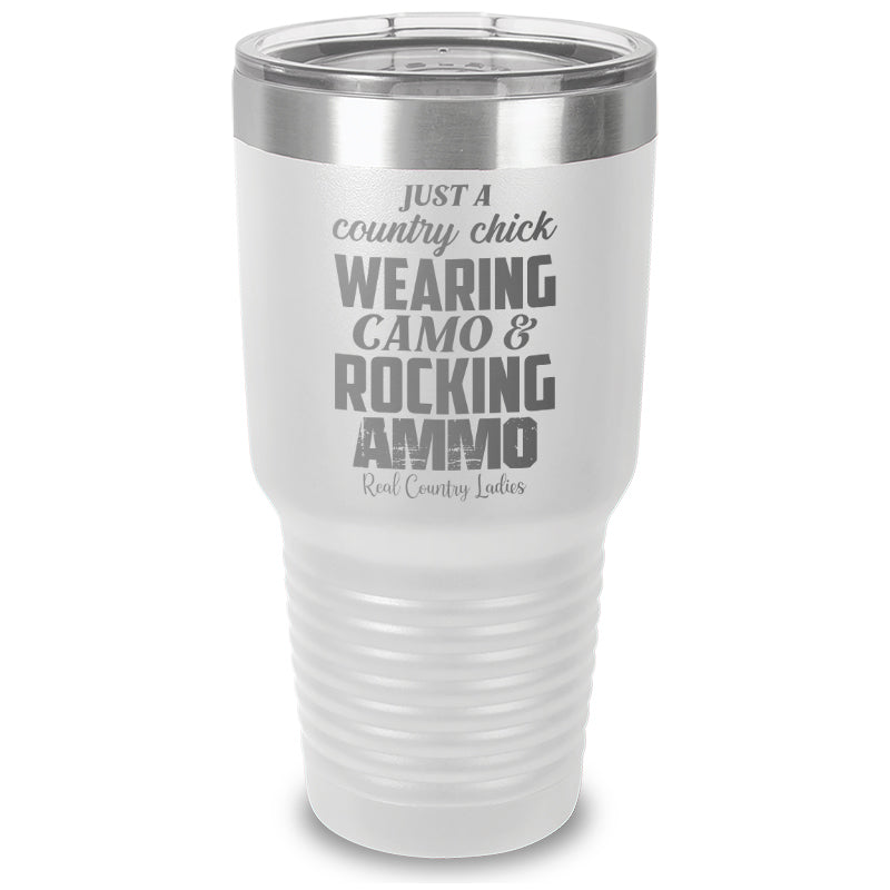 Black Friday | Wearing Camo Rocking Ammo Laser Etched Tumbler