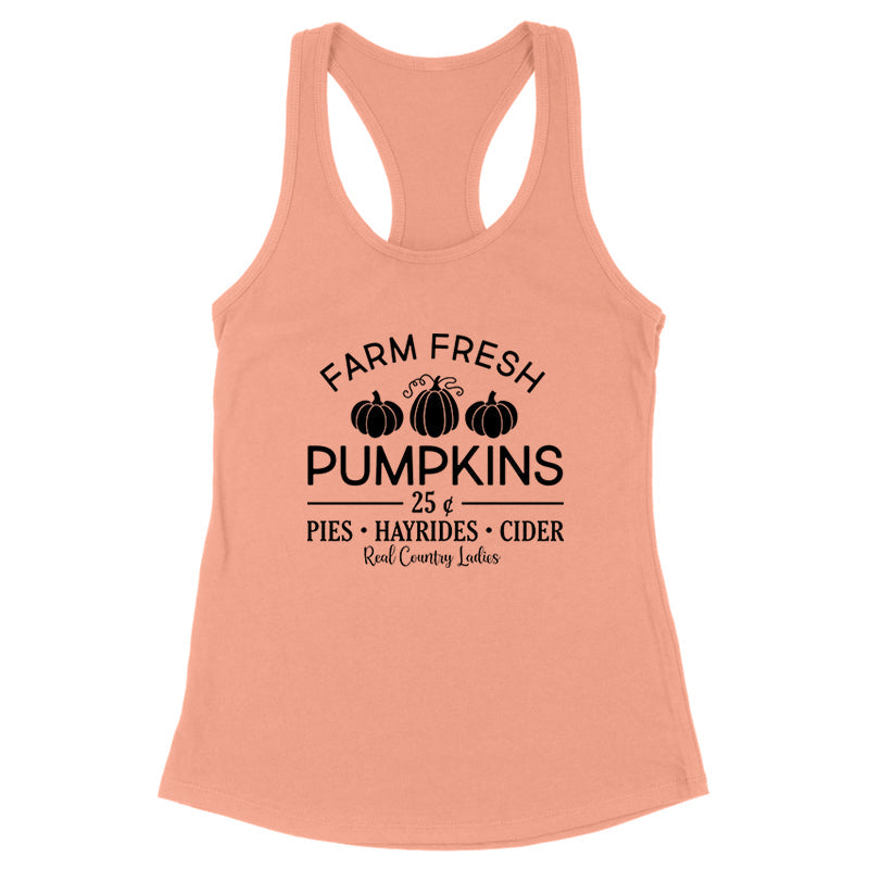 Falling For Deals | Farm Fresh Pumpkins Black Print Front Apparel