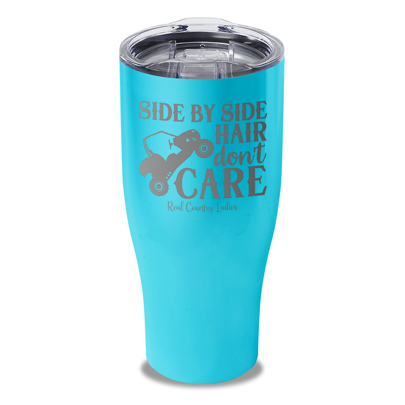 Black Friday | Side By Side Hair Don't Care Laser Etched Tumbler