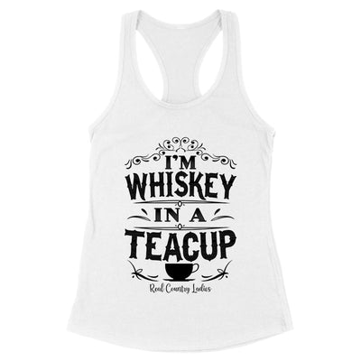 Blowout |  Whiskey In A Teacup Black Print Front Apparel