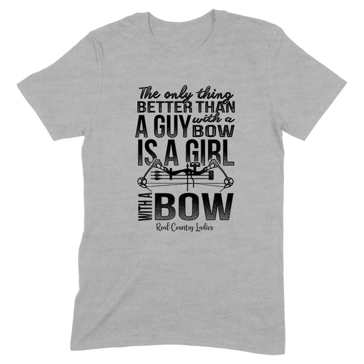 Black Friday | A Girl With A Bow Black Print Front Apparel