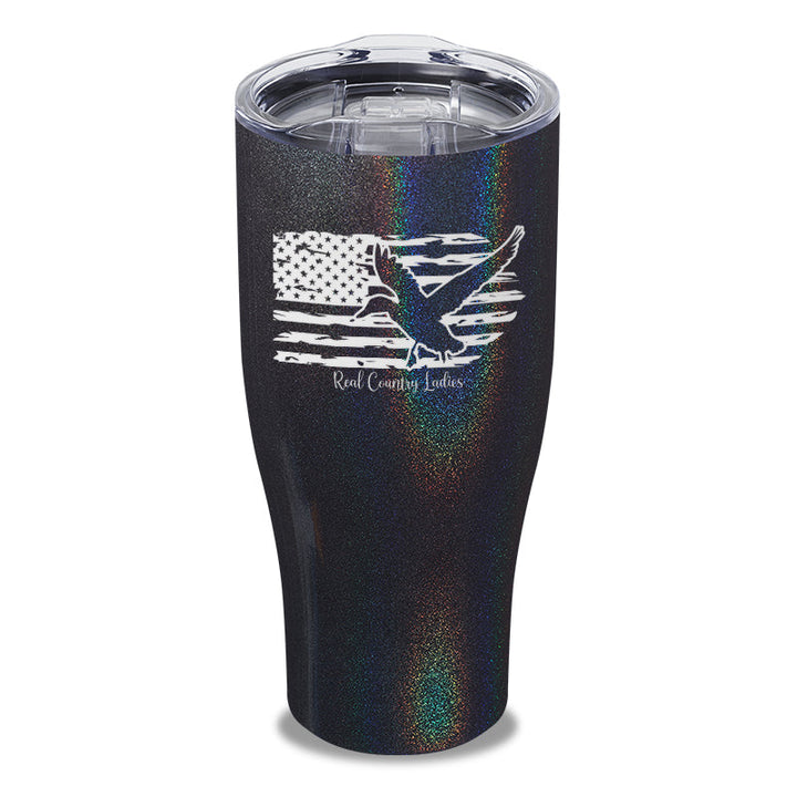 Black Friday | Duck USA Flag Laser Etched Tumbler