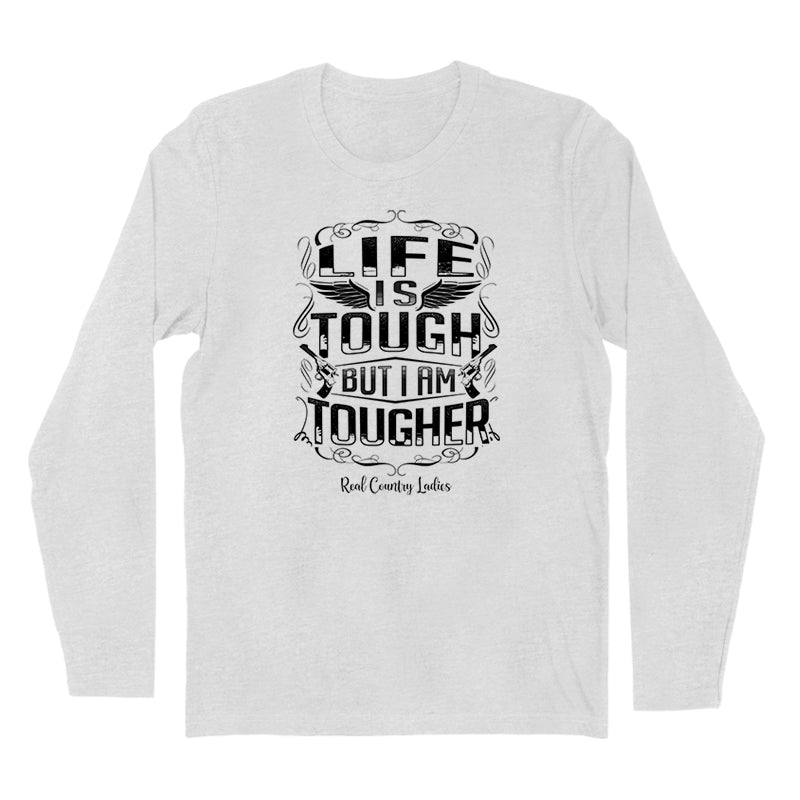 Blowout | Life Is Tough Black Print Hoodies & Long Sleeves