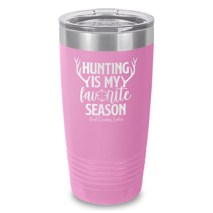 Black Friday | Hunting Is My Favorite Season Laser Etched Tumbler