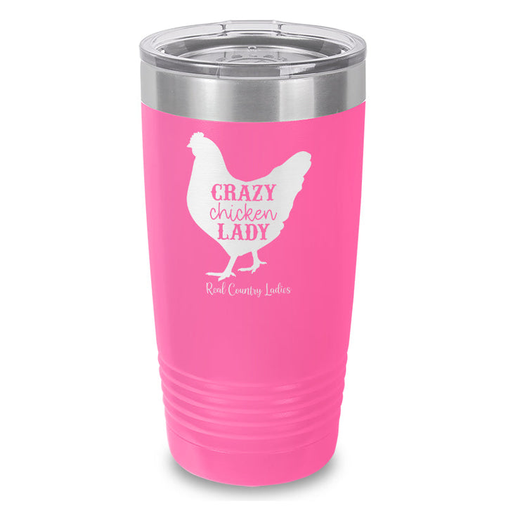 Black Friday | Crazy Chicken Lady Laser Etched Tumbler