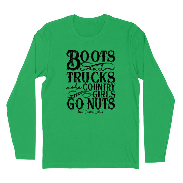 Black Friday | Boots And Trucks Black Print Hoodies & Long Sleeves