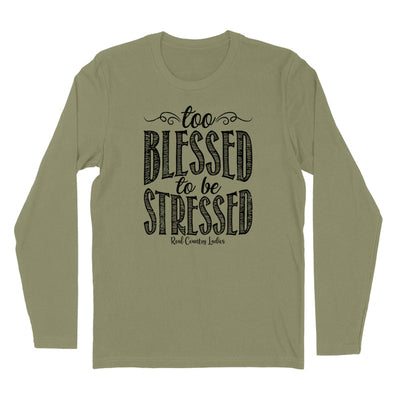 Blowout | Too Blessed Black Print Hoodies & Long Sleeves