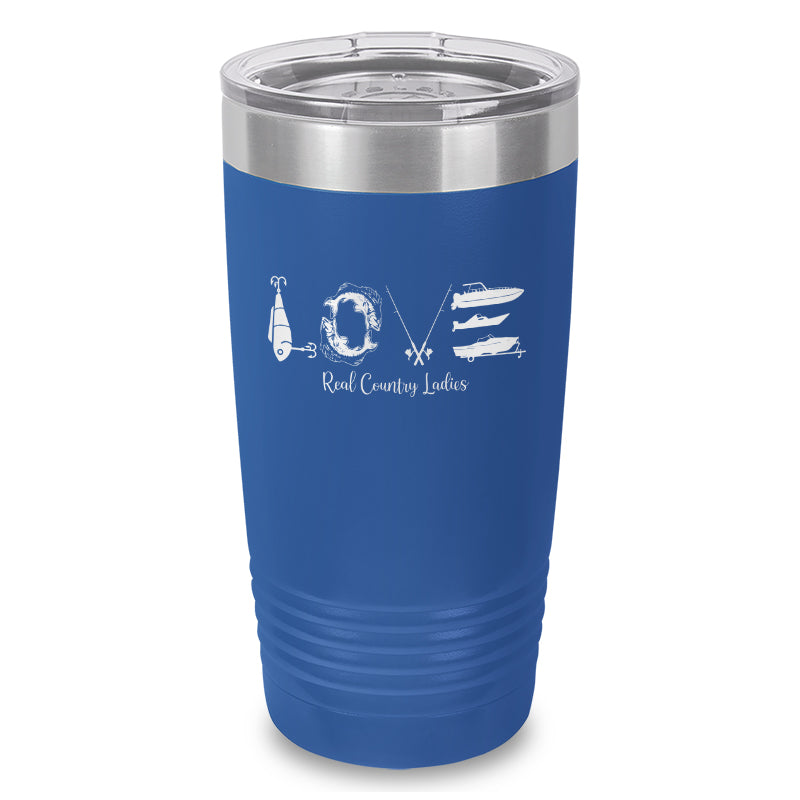 Black Friday | Fishing Love Laser Etched Tumbler