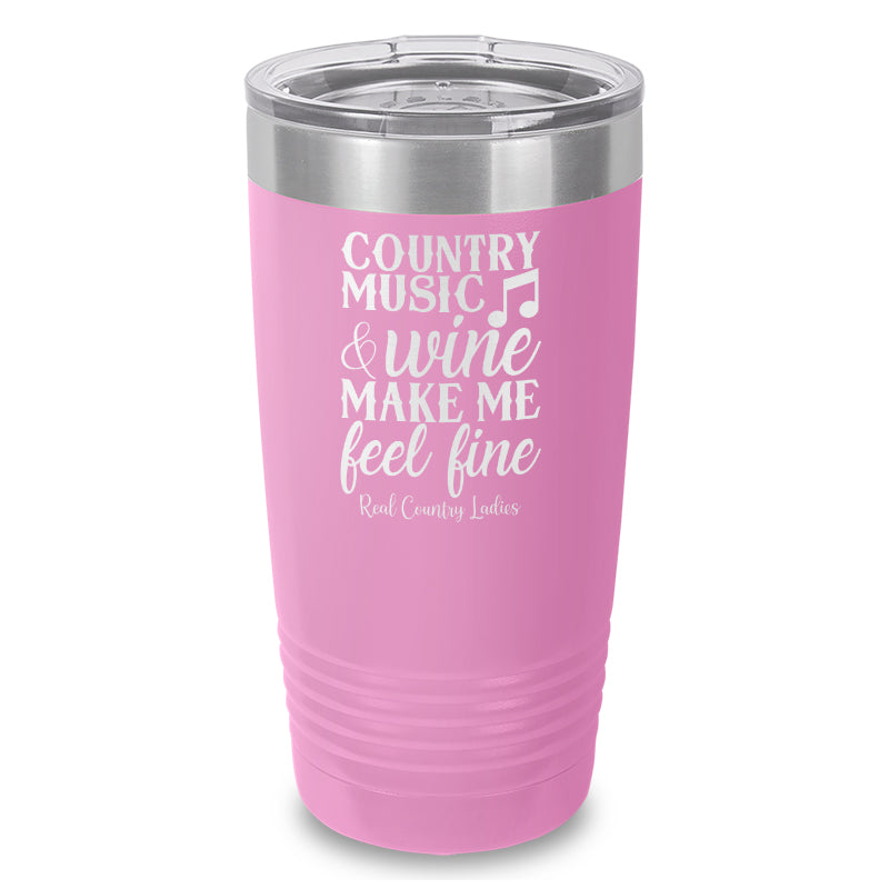 Black Friday | Country Music And Wine Laser Etched Tumbler