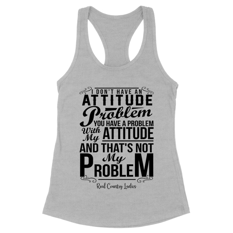 Blowout |  Not My Problem Black Print Front Apparel