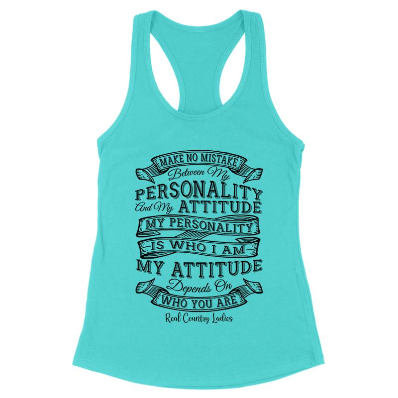 Blowout |  Personality Attitude Black Print Front Apparel