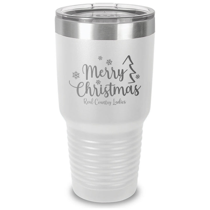 Black Friday | Merry Christmas Laser Etched Tumbler