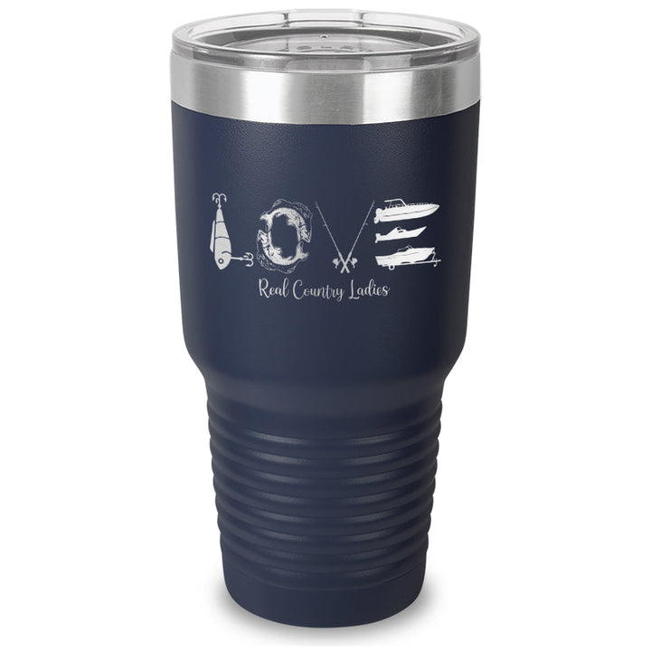 Black Friday | Fishing Love Laser Etched Tumbler