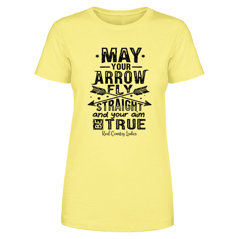 Black Friday | Arrow Fly Straight Black Print Front Apparel